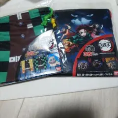 鬼滅の刃☆巾着3枚セット×2の計6枚ポーチ我妻善逸竈門炭治郎伊之助新