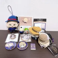 ツイステ　ツムツム　ロマン　ぬいぐるみ　刺繍　缶バッジ　特典　アクキー　セット