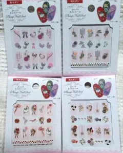 和風ネイルシールセット 4シート