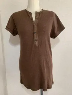 RalphLaurenサイズ L異素材使いストレッチカットソー♭5182