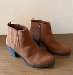 美品【Forever 21】ブラウン サイドゴアブーツ スエード