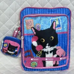 ✨新品タグ付 レスポートサック NEWNEW 黒猫柄 トートバッグ 日本未