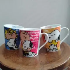 非売品　ノベルティ　スヌーピー マグカップ 3個セット　ケンタッキー　ピーナッツ