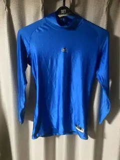 ミズノ　アンダーシャツ長袖 ブルー