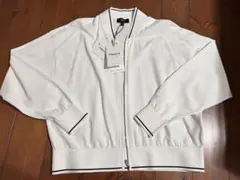 新品タグ付き！セオリーtheory LS KNITブルゾンジップカーディガン