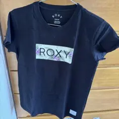 ROXY ボタニカルロゴ Tシャツ