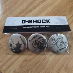 G-SHOCK MASTER OF G 缶バッジ 3種セット 難ありのため格安のサムネイル