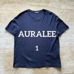AURALEE Tシャツ ネイビーのサムネイル