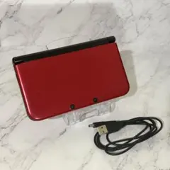 【動作品・付属品付き】ニンテンドー 3DS LL レッド ブラック 赤 本体