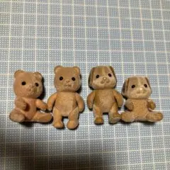 고장·부품용 処分 실바니안 패밀리 赤ちゃん くま 犬