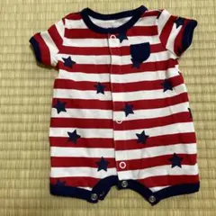 Carter's ストライプ 星柄 ベビー服 0mのサムネイル