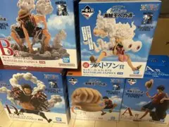 ワンピース一番くじ海賊王への道 ルフィA〜E＋ラストワン6点セット