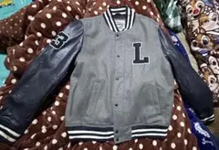 Levi Strauss & Co. スタジャン グレー/ネイビー　ジッパー付き