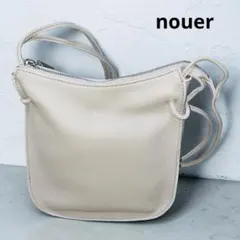 【未使用級】 nouer ヌエール ヤマダヤ ショルダーバッグ ベージュ 本革