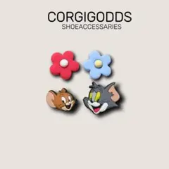 【人気商品】クロックス ジビッツ 4点セット TJ-3