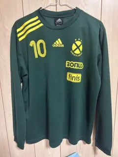 adidas 緑色 長袖 Lサイズ
