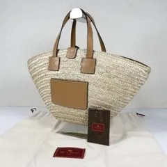 美品✨トッズ ウェーブ ラフィア 2way ハンドバッグ かごバッグ - メルカリ