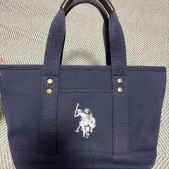 Ralph Lauren 黒 ハンドバッグ ポロ馬刺繍 - メルカリ