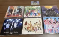 なにわ男子　CD６枚　まとめ売り(未開封クリアカード付き)