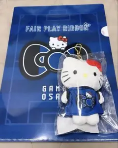 サンリオコラボ ガンバ大阪 ハローキティ Jリーグ ぬいぐるみマスコット