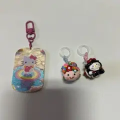 プレートキーホルダーとペイントビーズのアンブレラマーカーのセット