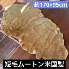 短毛ムートンラグ　米国製