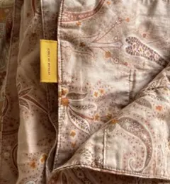エトロ コンフォーターケース ダブルベージュペイズリー
