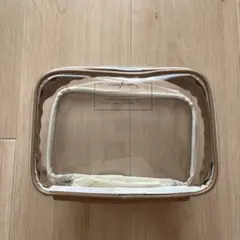 ✨美品✨Francfranc 透明ベージュポーチ