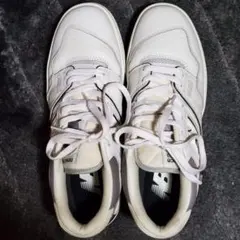 New Balance BB550 pwaホワイト/グレー スニーカー