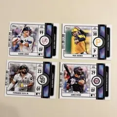 メ*中様 topps mlb 2026 4枚まとめ売り