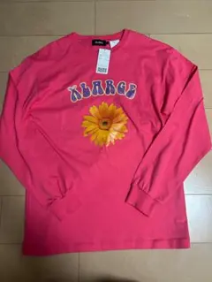 XLARGE L/S TEE FLOWER ピンク L
