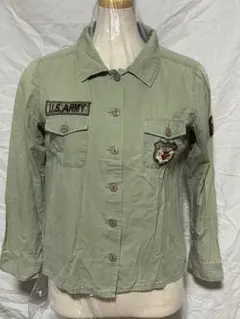 U.S. ARMY ミリタリージャケット オリーブグリーン《レディース》