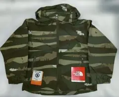 未使用 ノースフェイス コンパクト ジャケット キッズ 100 迷彩 カモフラ