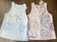 【新品】ちいかわ しまむら エプロン 保育士 2枚セット リボン 水色 ピンクのサムネイル
