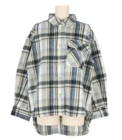 cocaチェック柄フランネルシャツ