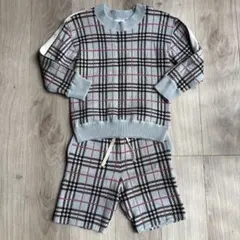 【送料込み】BURBERRY チェック セットアップ　キッズ　128 ／116