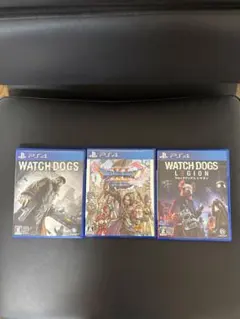 PS4 ゲームカセット3本セット