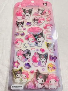 マイメロディ　クロミ　ぷくぷくシール　ボンボンドロップ　サンリオ