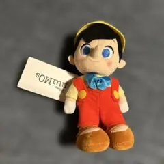 TOMY ディズニー　ピノキオぬいぐるみ　ヴィンテージ Disney☆ディズニー☆ピノキオ☆人形☆フィギュア☆ぬいぐるみ