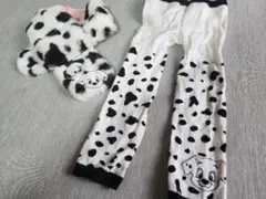 101匹わんちゃん マフラー タイツ(80～90) セット