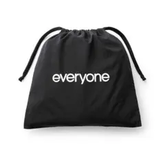 everyone nylon kinchaku pouch ennoy 巾着 everyone nylon kinchaku pouch (BLACK) 巾着 - メルカリ