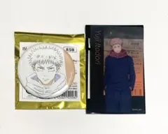 呪術廻戦展 原画缶バッチ クリアカード 虎杖悠仁