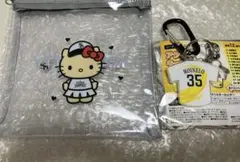 ソフトバンクホークス　シークレットクリアポーチ　アクリルキーホルダー　モイネロ