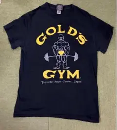 【レア・店舗限定】GOLD'S GYM ゴールドジム Tシャツ 紺　サイズS