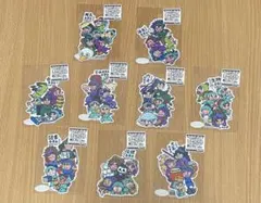 忍たま乱太郎 レギュラーステッカー 委員会 9枚セット その1