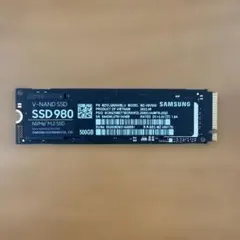 Samsung SSD 980 500GB NVMe M.2 本体のサムネイル