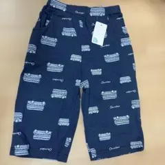 新品未使用タグ付♡ロンドンバス風プリント ネイビー 半ズボン 130cm