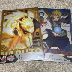 NARUTO疾風伝 一番くじ 忍ノ絆 クリアポスター うずまきナルト 波風ミナト