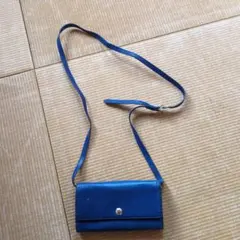ネイビー ショルダーバッグ ゴールドリング - メルカリ