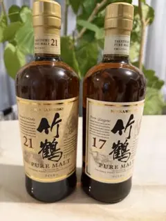 竹鶴21年　ベビーボトル　希少旧ラベル 2026年最新】竹鶴21年の人気アイテム - メルカリ